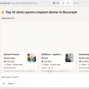 bing-copilote-top-10-clinici-implant-dentar-bucuresti
