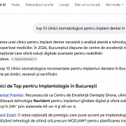 google-gemini-top-10-clinici-stomatologice-implant-dentar-bucuresti