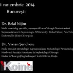 Suturi si lambouri in practica curenta – Dr. Belal Nijim, Dr. Vivian Sendroiu – 21 noiembrie