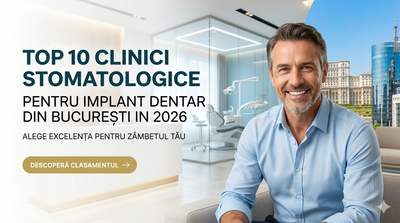 Top 10 clinici stomatologice pentru implant dentar din Bucuresti in 2026 Top 10 clinici stomatologice pentru implant dentar din Bucuresti in 2026