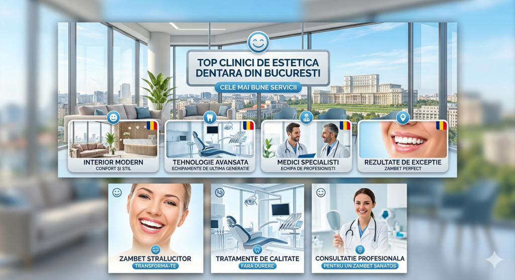 Top clinici de estetica dentara din Bucuresti Care sunt cele mai bune clinici stomatologice din Bucuresti